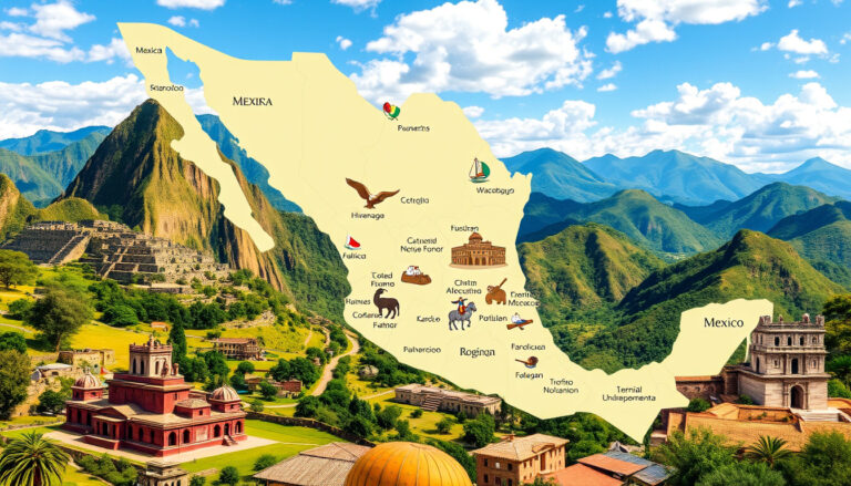 Mapa de México: Estados, Capitales, Ciudades e Historia
