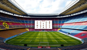 Alineaciones de Borussia Dortmund contra FC Barcelona: titulares